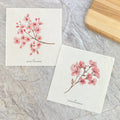 Cherry Blossom Branch - 2pk Swedish Dish Cloth