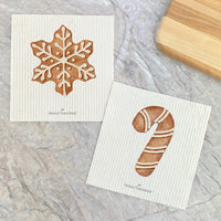 Gingerbread Cookies 2pk - Swedish Dish Cloth