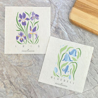 Iris, Bluebell (Garden Edition) 2pk - Swedish Dish Cloth