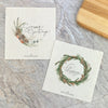 Seasons Greetings, Blessings Wreath 2pk - Swedish Dish Cloth