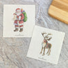 Santa, Reindeer 2pk - Swedish Dish Cloth