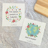 Earth Laughs, Save the Planet 2pk - Swedish Dish Cloth