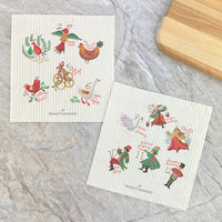 12 Days of Christmas 2pk - Swedish Dish Cloth