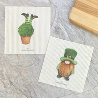 Leprechaun, Legs in Plant 2pk - Swedish Dish Cloth