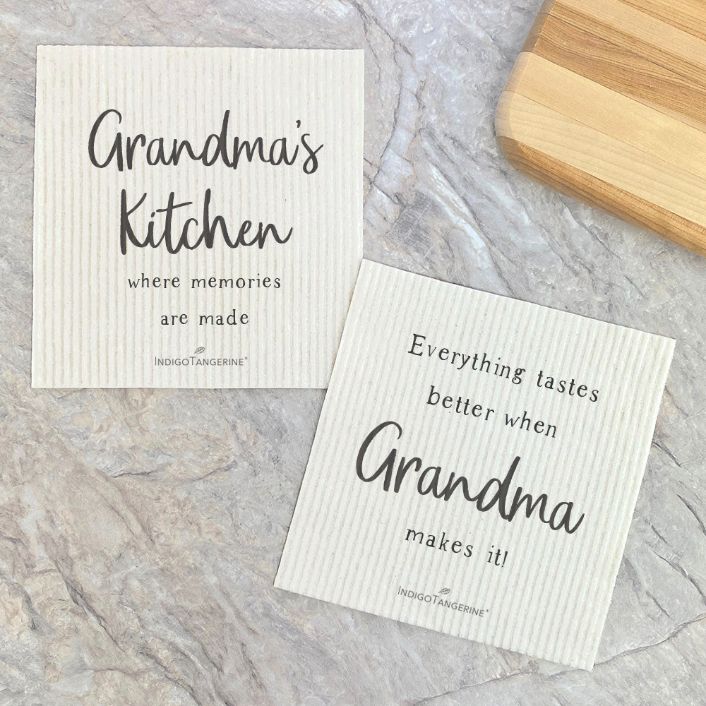 Grandma's Kitchen & Cooking  - 2pk Swedish Dish Cloth