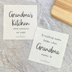 Grandma's Kitchen & Cooking 2pk - Swedish Dish Cloth
