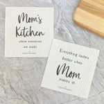 Mom's Kitchen & Mom's Cooking 2pk - Swedish Dish Cloth