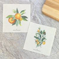 Tangerines 2pk - Swedish Dish Cloth