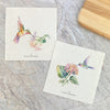 Hummingbird & Flowers 2pk - Swedish Dish Cloth