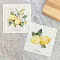 Set of Sliced Lemons 2pk - Swedish Dish Cloth