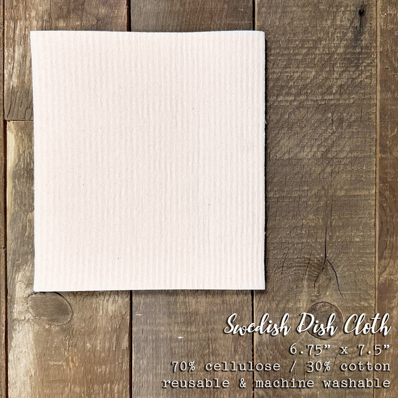 Daffodil Fence - Spring Custom Swedish Dish Cloth