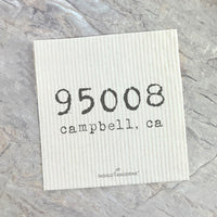 Customizable Zip Code - Swedish Dish Cloth