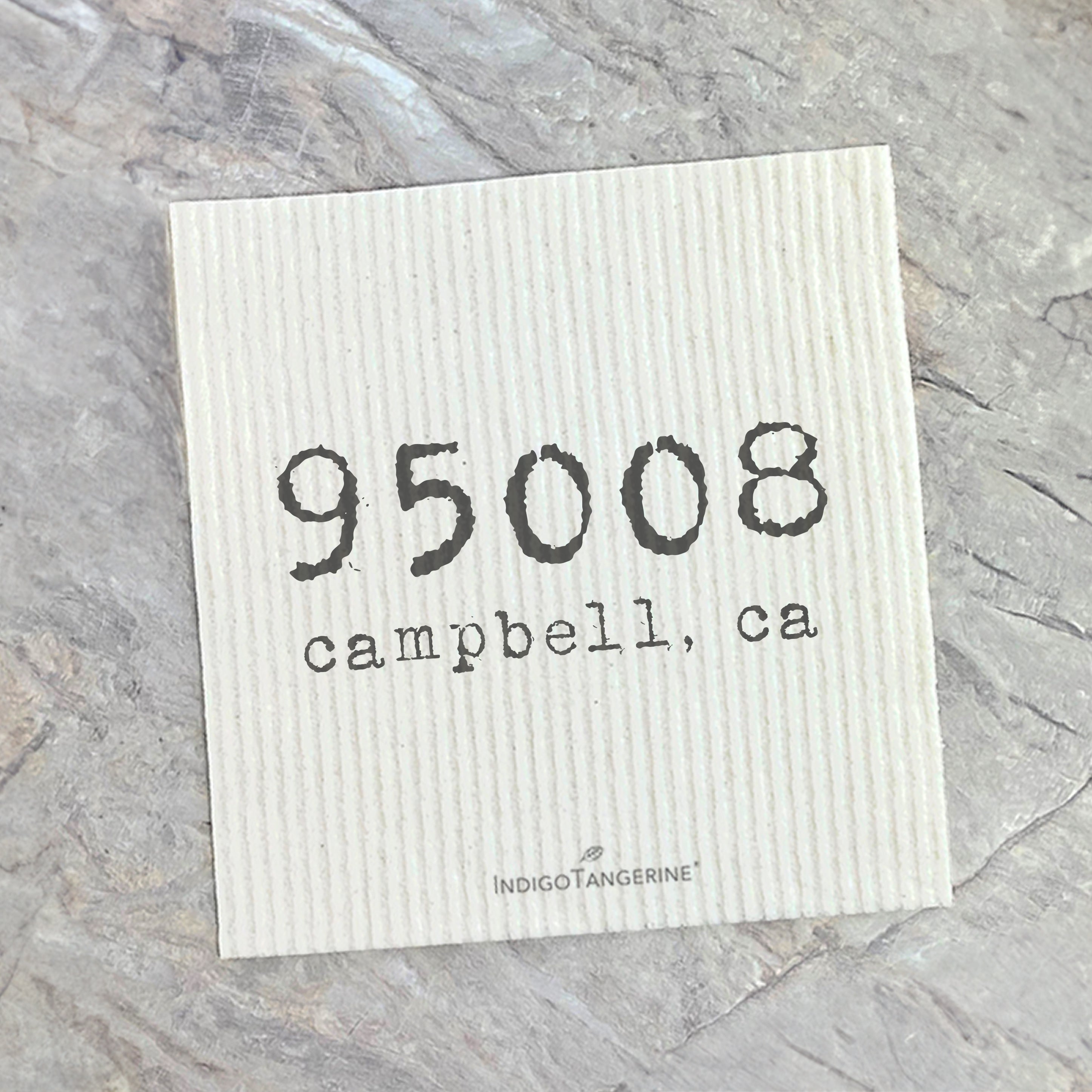 Zip Code - Custom Swedish Dish Cloth