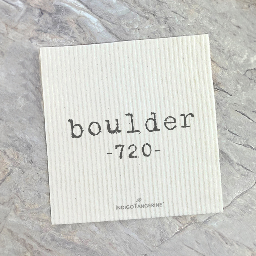 Area Code - Custom Swedish Dish Cloth