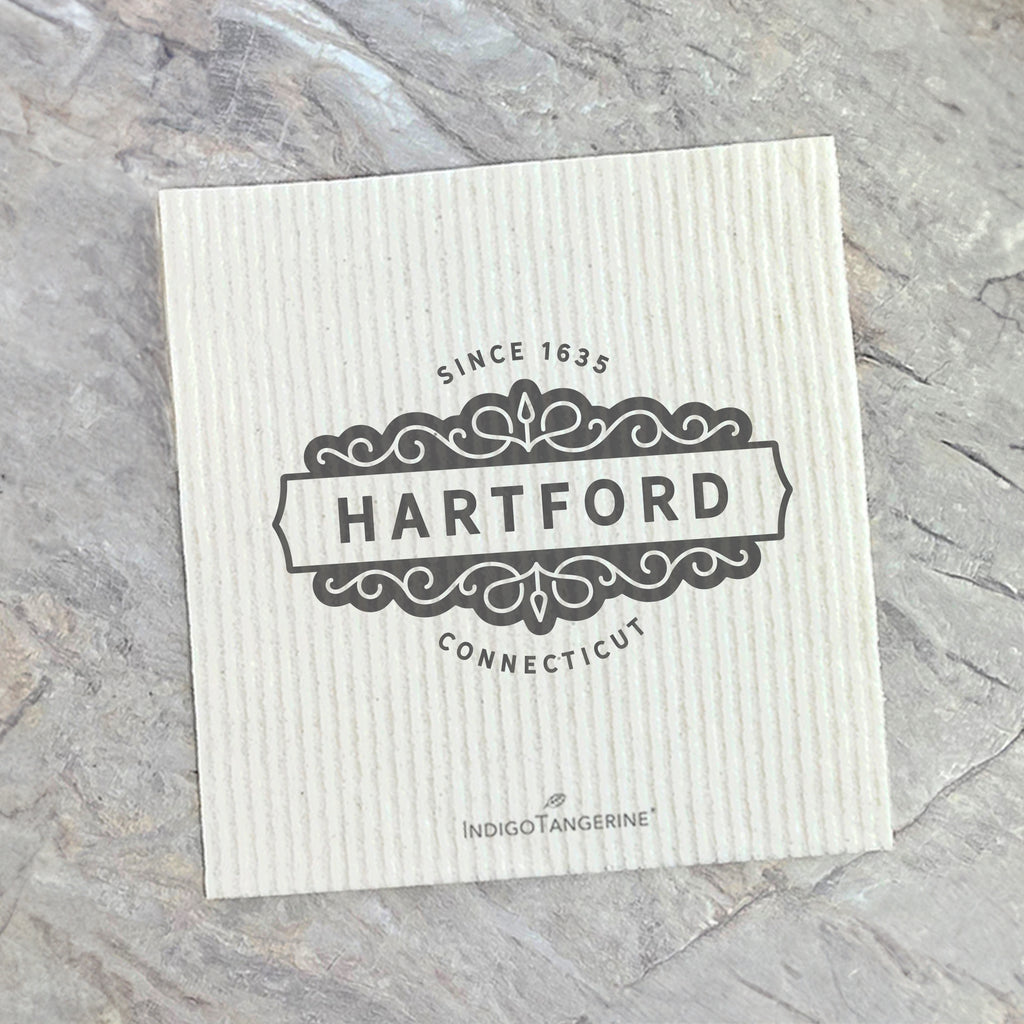 Ornamental City/State - Custom Swedish Dish Cloth