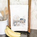 Winter Homestead - Customizable Cotton Tea Towel