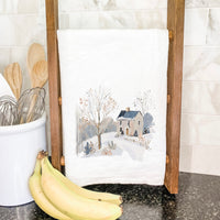 Winter Homestead - Customizable Cotton Tea Towel
