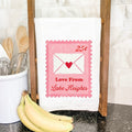Love Letter Stamp - Custom Cotton Tea Towel