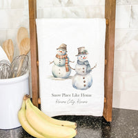Snow Place Like Home - Custom Cotton Tea Towel