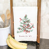 Holiday Tree and Berries - Custom Cotton Tea Towel