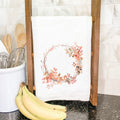 Delicate Autumn Wreath - Cotton Tea Towel