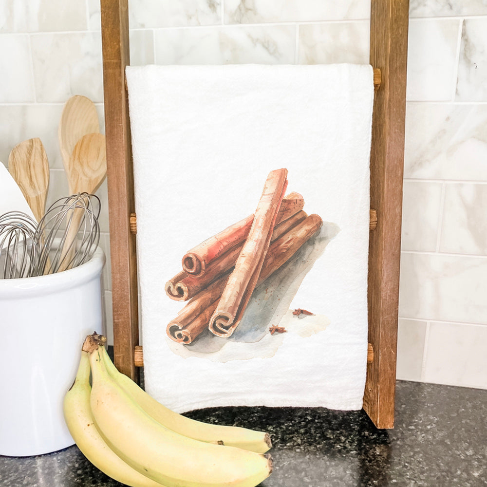 Cinnamon Sticks - Customizable Cotton Tea Towel