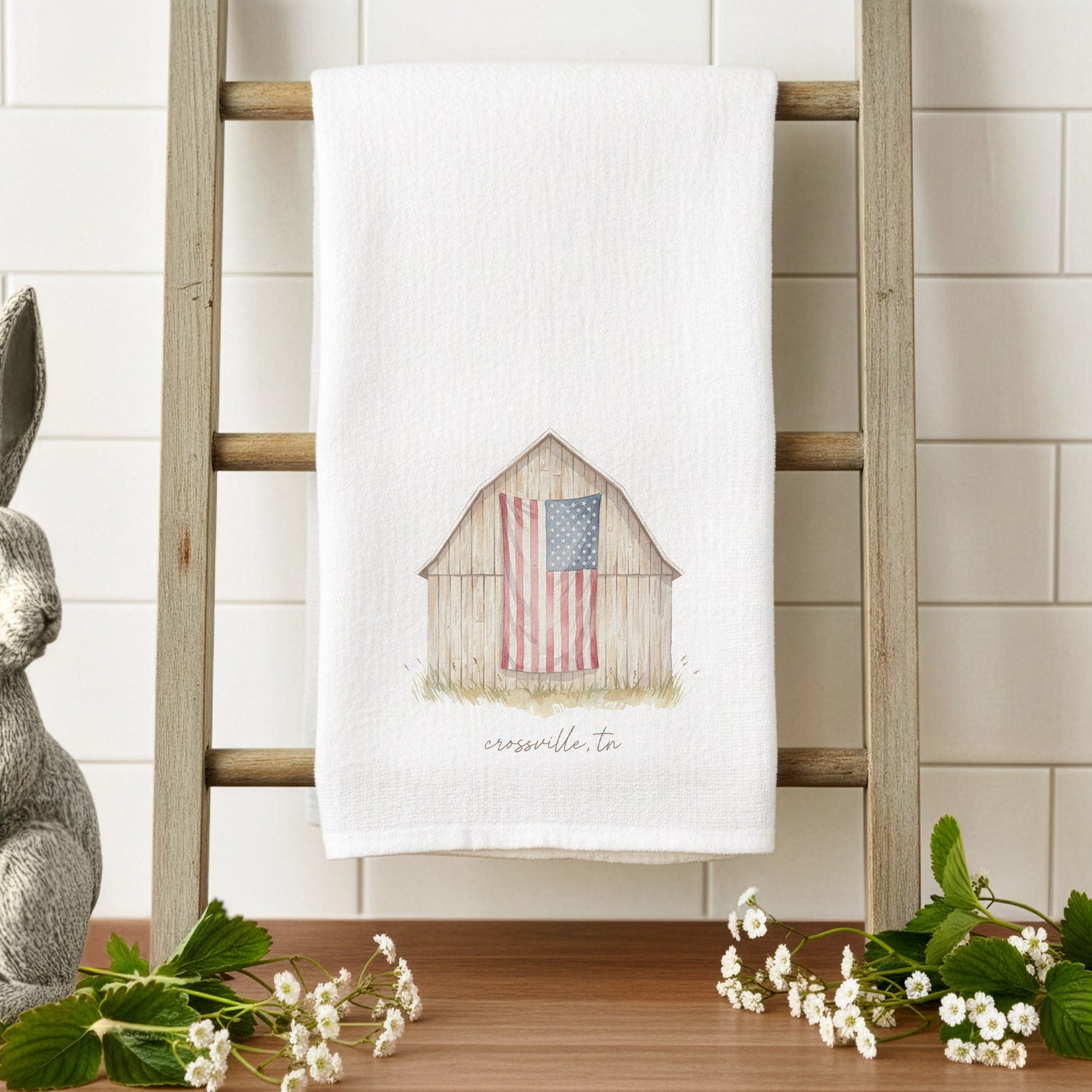 Americana Barn - Custom Cotton Tea Towel