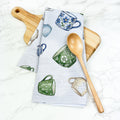 Coffee Mugs - Waffle Weave Towel