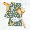 Chicken & Daisies - Custom Waffle Weave Washcloth