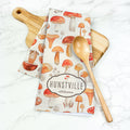 Watercolor Mushrooms - Custom Waffle Weave Towel