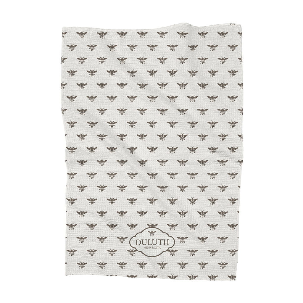 Bee Motif - Custom Waffle Weave Towel