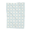 Green Floral Picnic Plaid - Custom Waffle Weave Towel