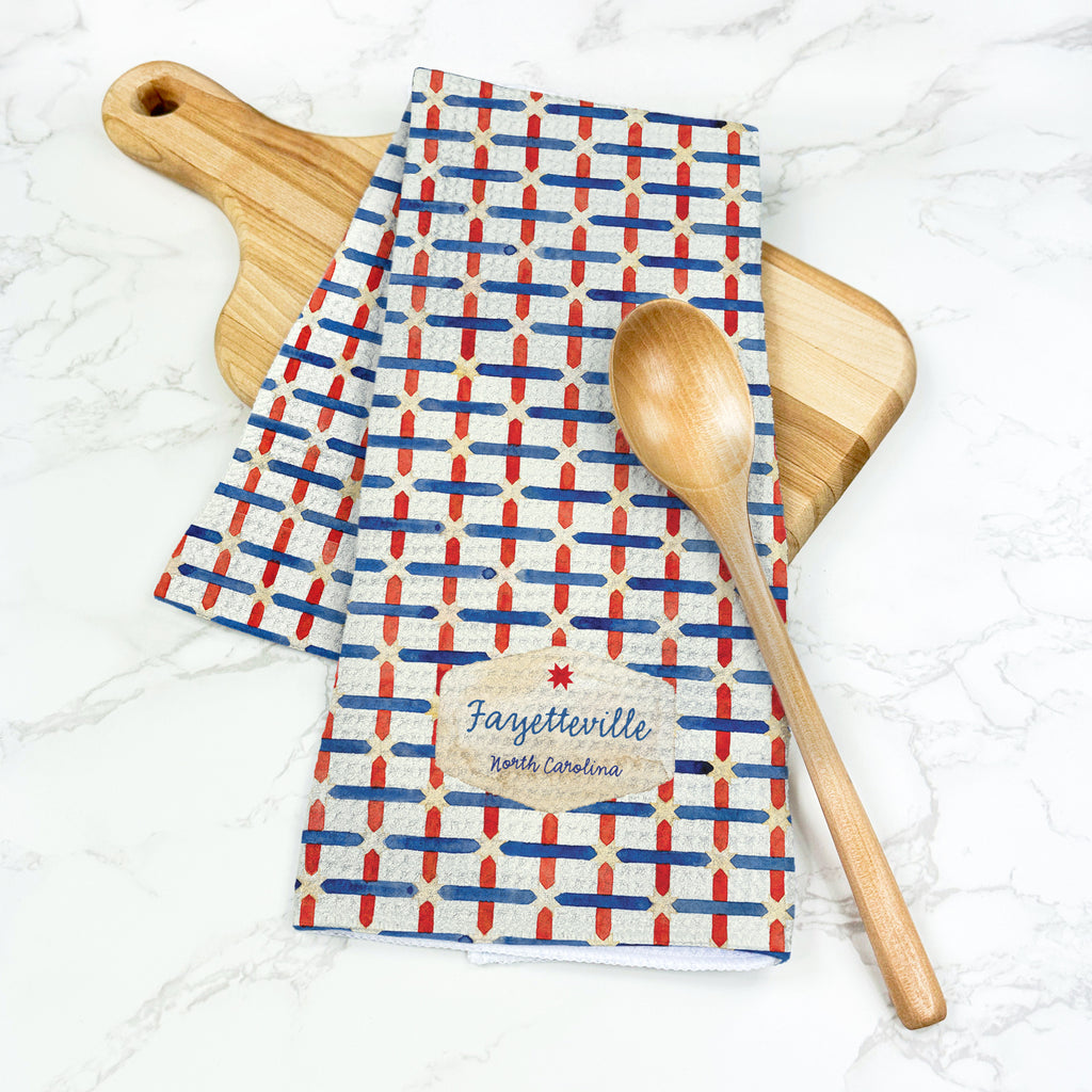 Heritage Lattice - Custom Waffle Weave Towel