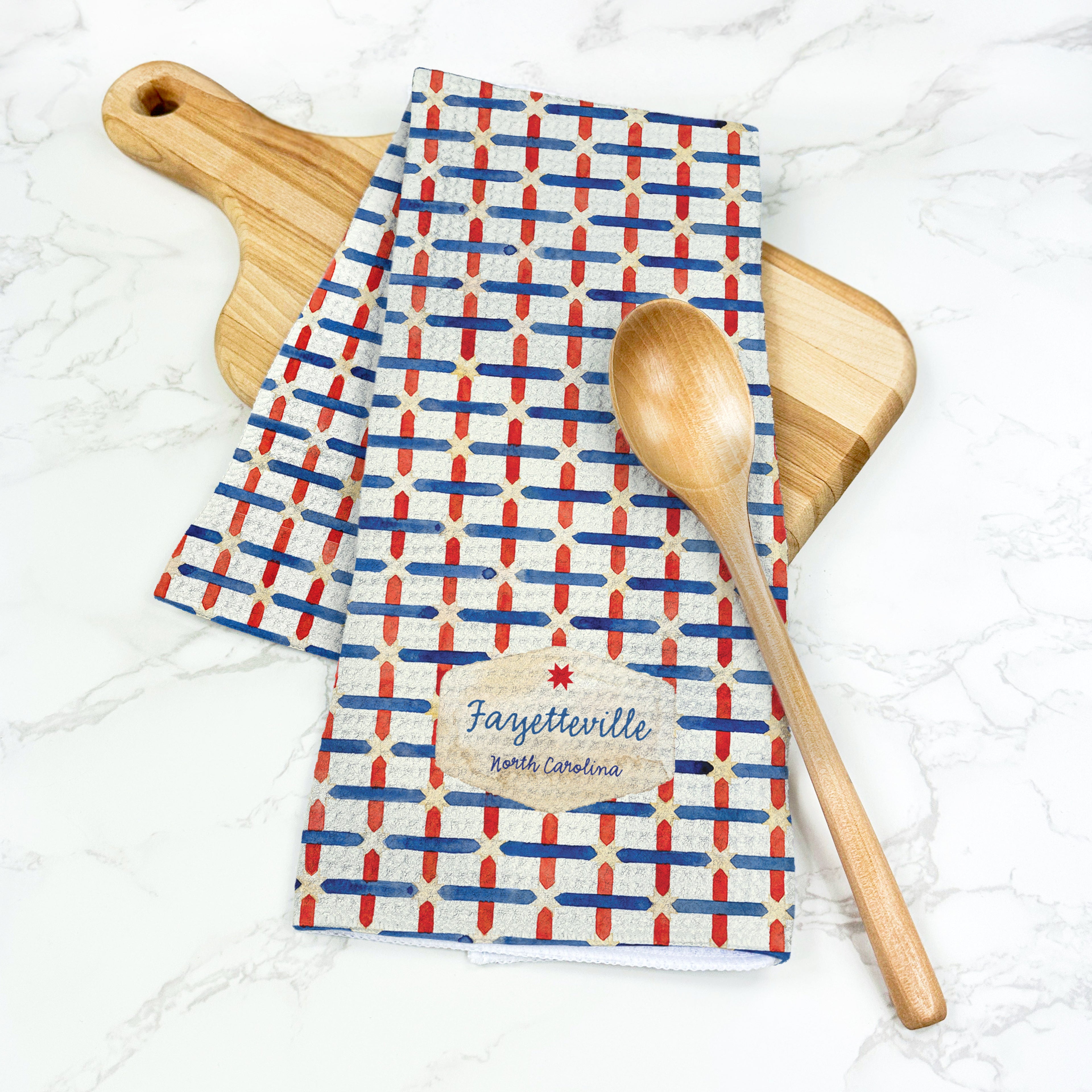 Heritage Lattice - Custom Waffle Weave Towel