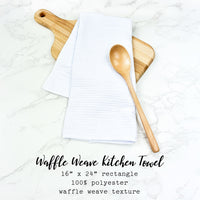 Bee Motif - Custom Waffle Weave Towel
