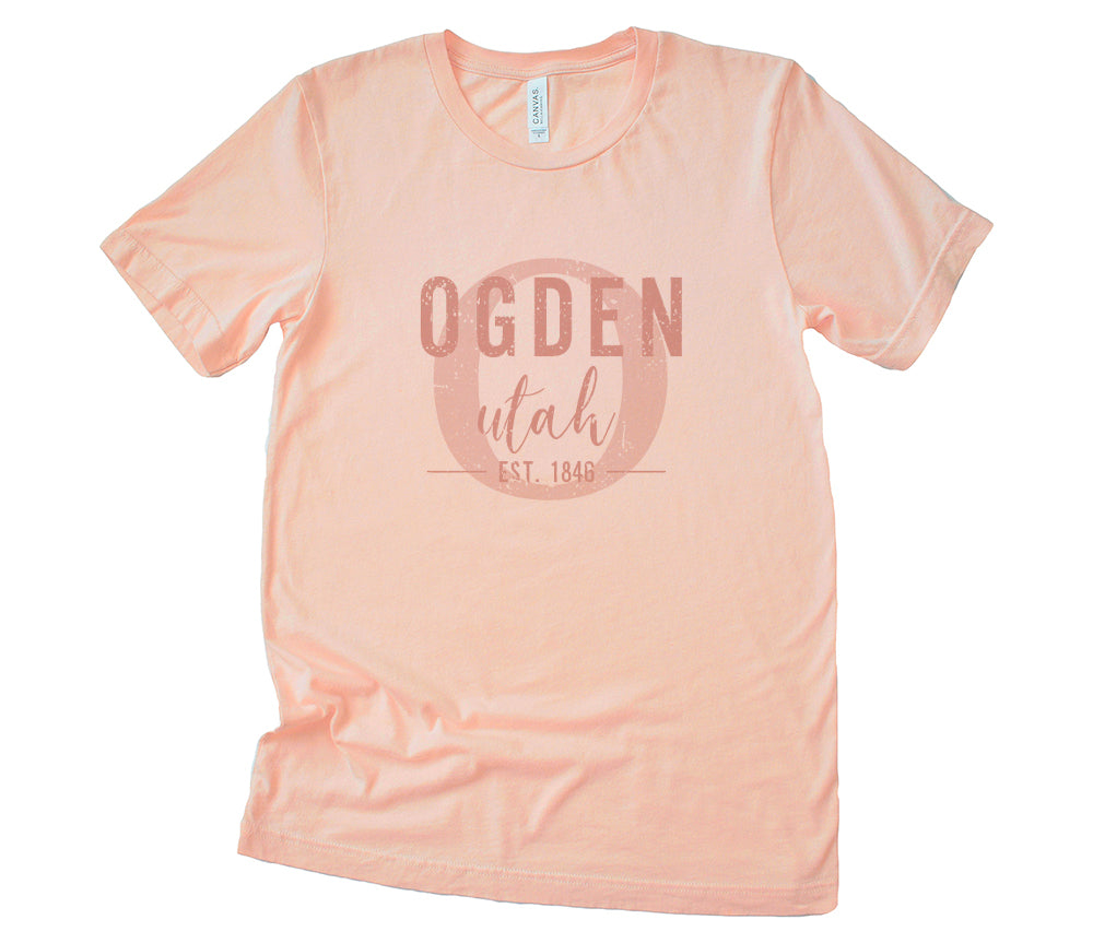 City and State w/ Initial - Custom T-Shirt