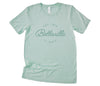 Vintage Script City w State EST - Custom T-Shirt