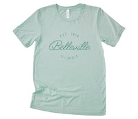 Vintage Script City w State EST - Custom T-Shirt