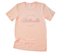 Vintage Script City w State EST - Custom T-Shirt