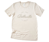 Vintage Script City w State EST - Custom T-Shirt