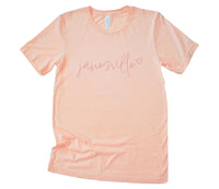 Cursive Heart - Custom T-Shirt
