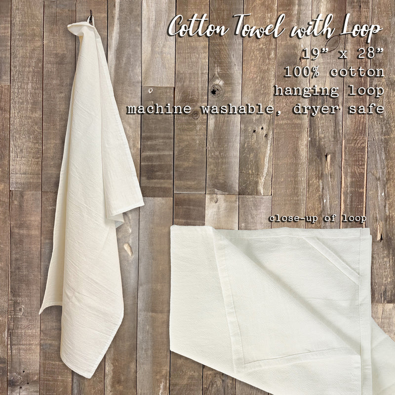 Customizable Zip Code - Cotton Tea Towel