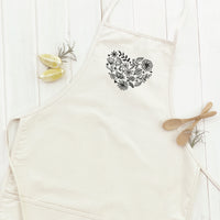 Heart of Flowers - Women's Apron