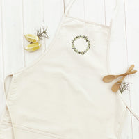 Olive Wreath - Customizable Women's Apron