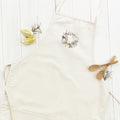 Winter Blue Wreath - Customizable Women's Apron