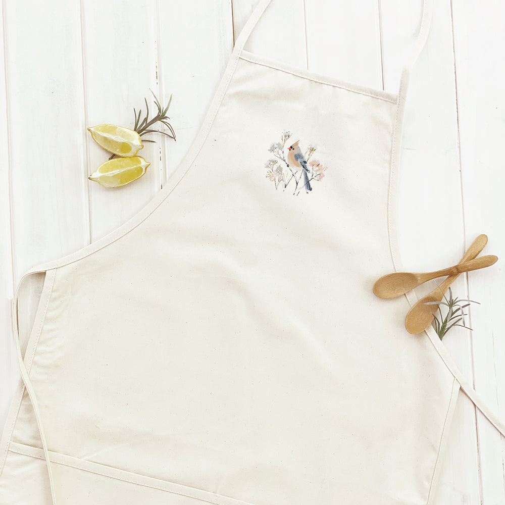 Little Winter Bird - Customizable Women's Apron