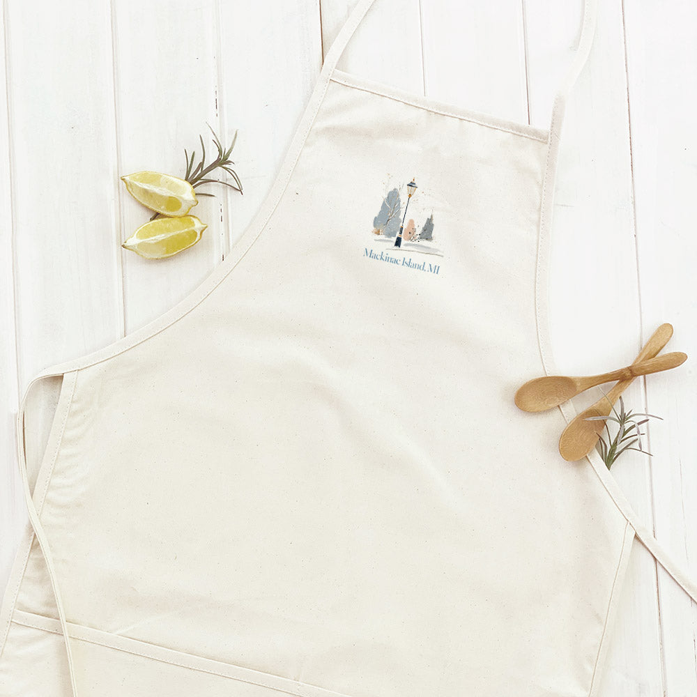Painted Street Light - Custom Women's Apron