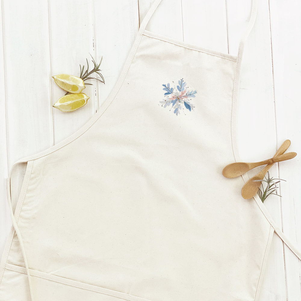 Painted Snowflake - Customizable Women's Apron