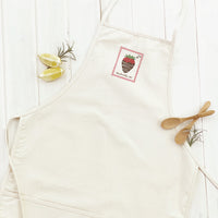 Chocolate Strawberry Stamp - Custom Women's Apron