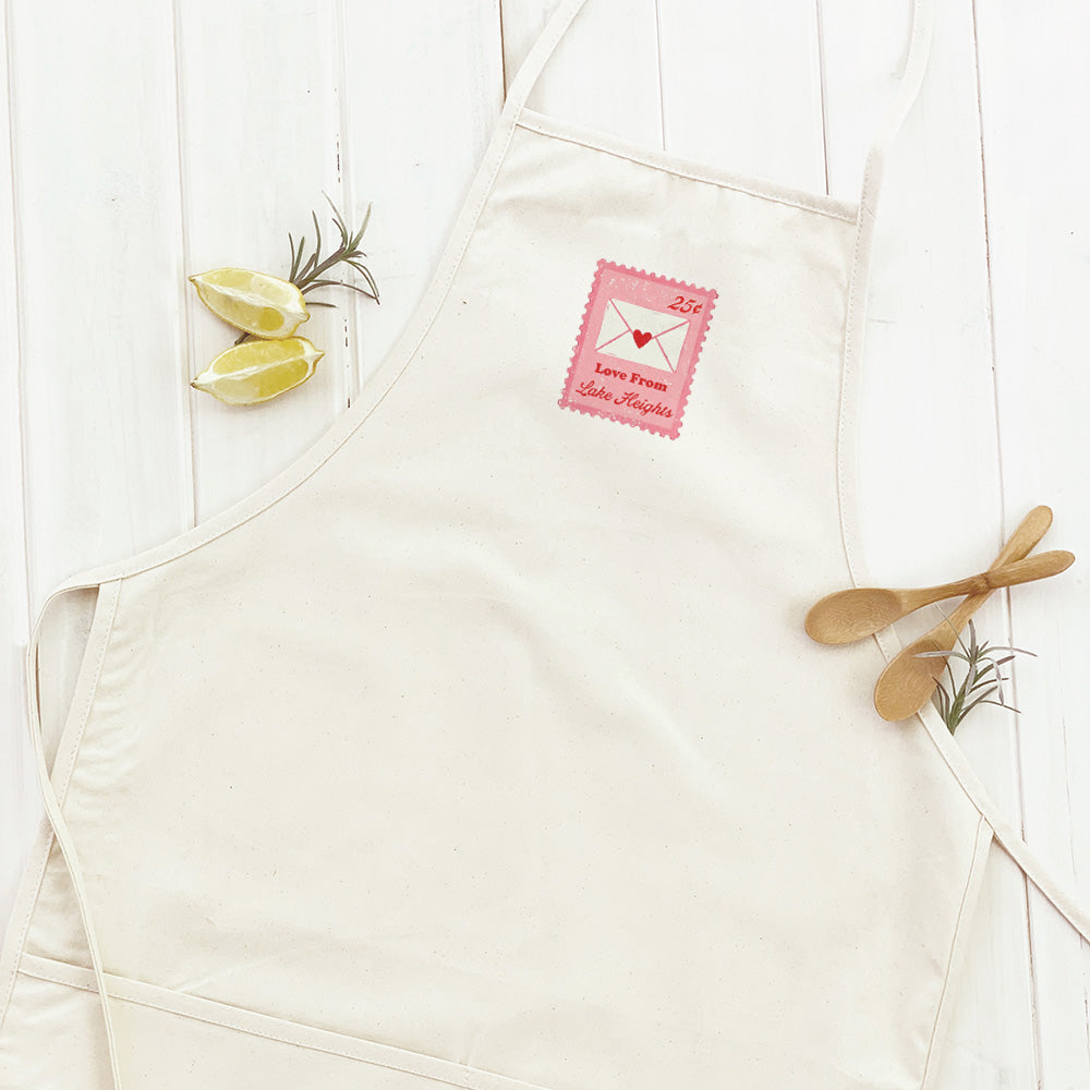 Love Letter Stamp - Custom Women's Apron